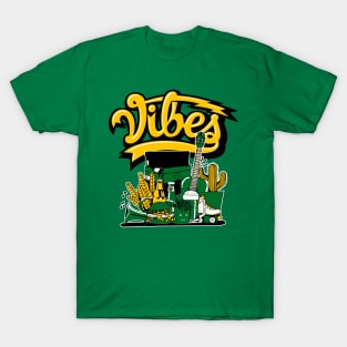 Good Vibes Pine Green T-Shirt